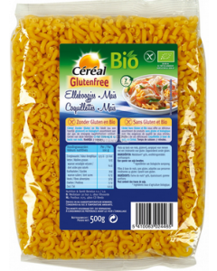 Cereal biologische glutenvrije Elleboogjes Mais 500 gram