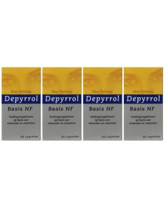 Depyrrol Basis NF (Nieuwe Formule) vier-pak 4x 60 capsules