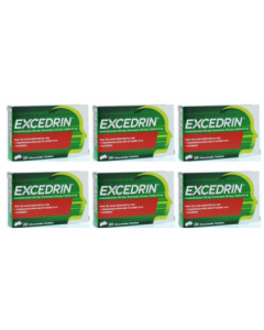 Excedrin Migraine/Pijnstiller zes-pak  6x 20 tabletten