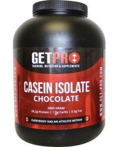 Getpro Caseine Isolaat Eiwitten Chocolate 2000 gram