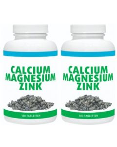 Gezonderwinkelen Calcium, Magnesium & Zink duo-pak  2x 180 tabletten