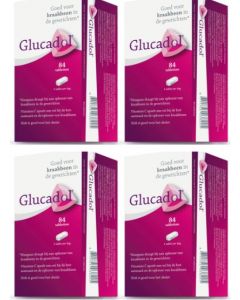 Glucadol Glucosamine 1180mg vier-pak 4x 84 tabletten