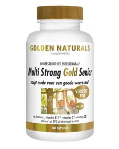 Golden Naturals Multi strong gold senior 180vc