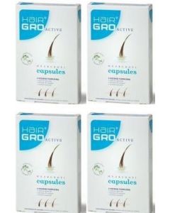 HairGro Active vier-pak 4x 60 capsules