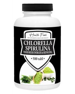 Health Food Chlorella Spirulina  500 tabletten