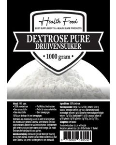 Health Food Dextrose (Duivensuiker) 1000 gram