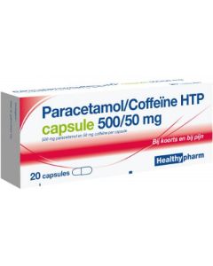 Healthypharm Paracetamol / Caffeine HTP 500/50mg 20 Capsules