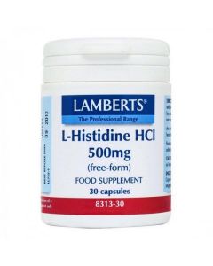 Lamberts L-Histidine 500mg 30 capsules 8313-30