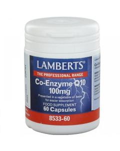 Lamberts Q10 100mg 60 capsules 8533-60