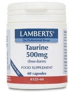Lamberts Taurine 500mg 60 capsules 8325-60