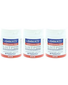 Lamberts 5 HTP 100 mg trio-pak 3x 60 tabletten