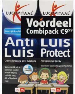 Lucovitaal Anti Luis (behandeling) 75 ml + Luis Protect (preventieve spray) 100 ml
