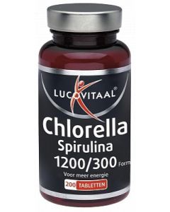 Lucovitaal Chlorella Spirulina 200 tabletten