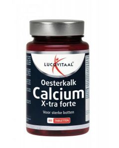 Lucovitaal Oesterkalk+ Calcium 60 tabletten