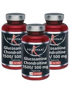 Lucovitaal Glucosamine 1500mg Chondroitine 500mg 3x150 tabletten (450 tabletten)