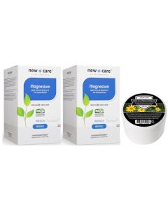 New Care Magnesium duo-pak 2x 120 capsules + gratis Health Food Spier- & Gewrichtsbalsem 200ml