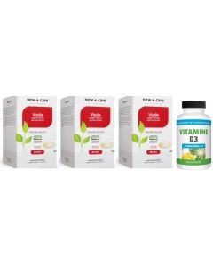 New Care Visolie trio-pak 3x 120 capsules + Gratis Gezonderwinkelen Vitamine D 75mcg 200 capsules