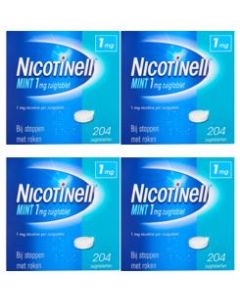 Nicotinell Mint 1 mg 4-pak 4x204 zuigtabletten