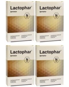 Nutriphyt Lactophar vier-pak 4x 30 tabletten