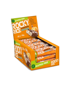 Bazqet Rocky Rice Choco & Orange bar (Reep) 18 gram