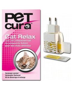 Pet Cura Cat Relax Verdamper set inclusief navulling
