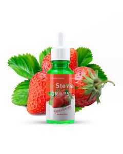 Pure Stevia druppels Strawberry 50ml