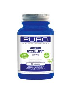 PURO Probio Excellent 8 strains  32 biljoen kve 10x sterkere formule  30 capsules