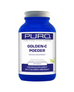 Puro Golden C 200 gram poeder (goed opneembaar, maagvriendelijke vitamine C)