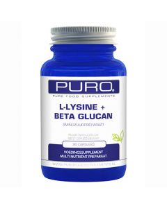 Puro L-Lysine + Beta-Glucan 30 capsules