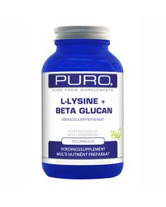 Puro L-Lysine + Beta-Glucan 90 capsules