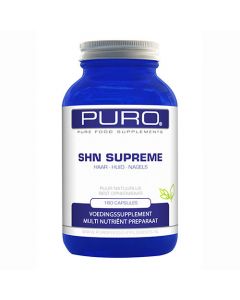 PURO SHN (Skin Hair Nails, Haar & Nagelformule) (voorheen SHN Supreme)  180 capsules