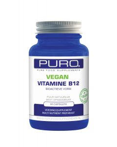 Puro Vitamine B12 Bio-actieve vorm Vegan 60 capsules