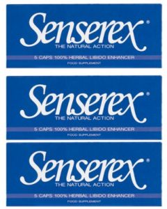 Senserex Erectie Capsules Trio-pak  3x 5 capsules (totaal 15 capsules)