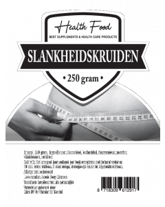 Health Food Slankheidskruiden  250 gram