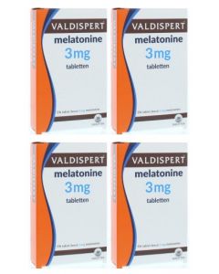 Valdispert Melatonine 3mg vier-pak  4x 30 tabletten