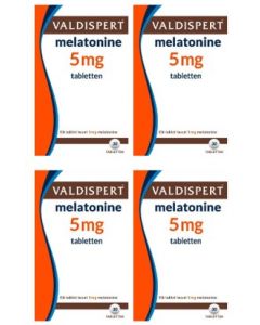 Valdispert Melatonine 5mg vier-pak  4x 30 tabletten