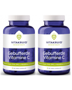 VItakruid Gebufferde Vitamine C duo-pak 2 x 150 capsules