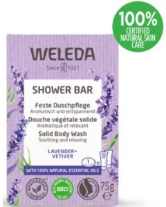 Weleda Shower Bar Lavender + Vetiver  75 gram