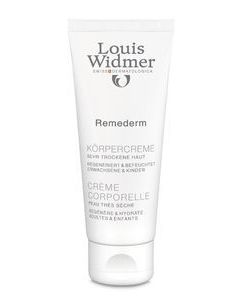 Louis Widmer Remederm Dry Skin Lichaamscreme Tube Ongeparfumeerd  75ml