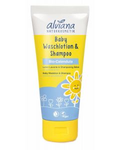 Alviana Baby Calendula Waslotion & Shampoo 200ml
