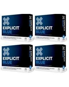 Explicit Blue Erectie Pillen voordeelpak  4x 4 tabletten + 16 tabletten