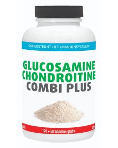Gezonderwinkelen.nl Glucosamine Chondroitine Combi Plus 120+60 tabletten (180) (formule soortgelijk Treedo Combi Plus)
