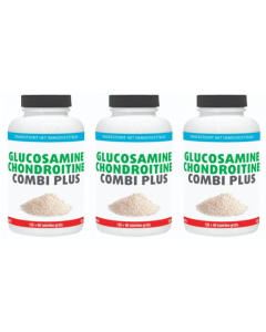Gezonderwinkelen.nl Glucosamine Chondroitine Combi Plus Trio-pak 3x 120+60 tabletten (3x180) (formule soortgelijk Treedo Combi Plus)