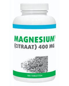 Gezonderwinkelen Premium Magnesium Citraat 400mg  180 tabletten