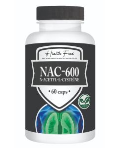 Health Food NAC-600 N-Acetyl-L-Cysteine  60 capsules