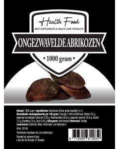 Health Food Ongezwavelde Abrikozen  1000 gram