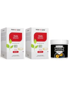 New Care Visolie duo-pak 2x 120 capsules met gratis Health Food Calendula Hand-& Bodycreme 250ml