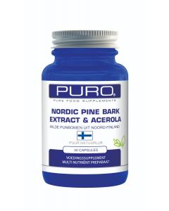 PURO Nordic Pine Bark Extract & Acerola  30 capsules