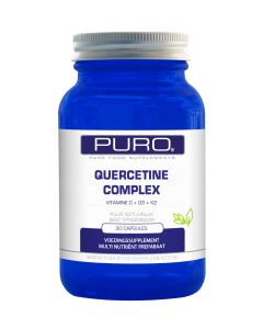 PURO Quercetine Complex (met vitamine C+D3+K2)  30 capsules