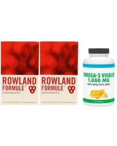 Marma Rowland formule Duo-pak 2x 300 tabletten met gratis Gezonderwinkelen Visolie 120 capsules